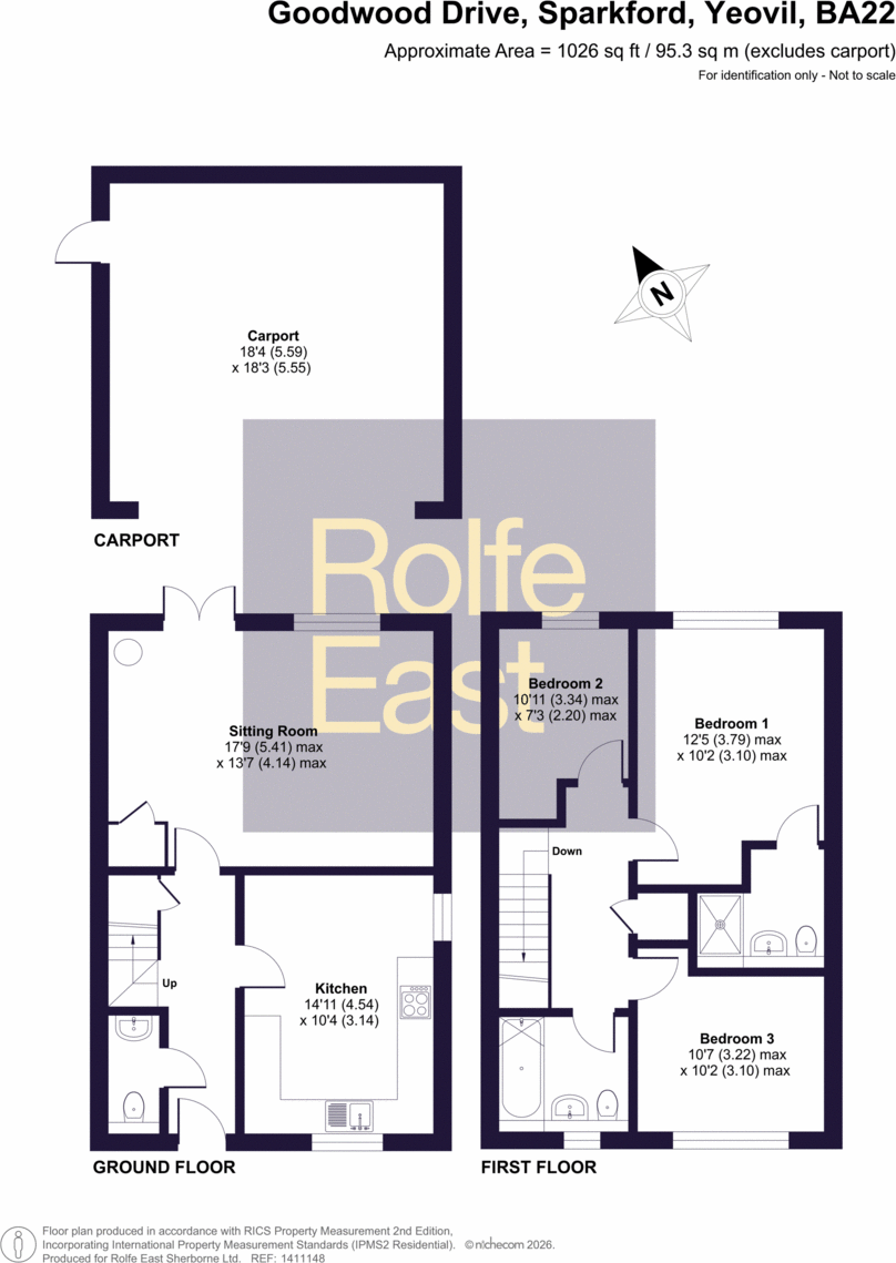 6, Goodwood Drive, Sparkford, BA22 floorplan