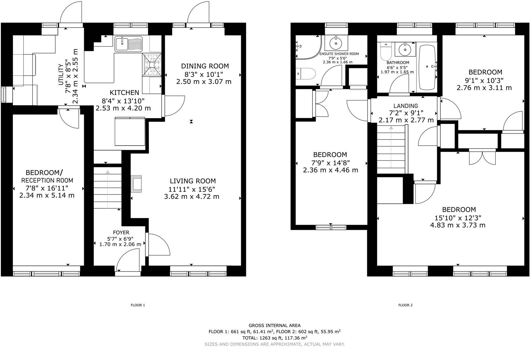 4, Bushy Close, Oxford, OX2 floorplan