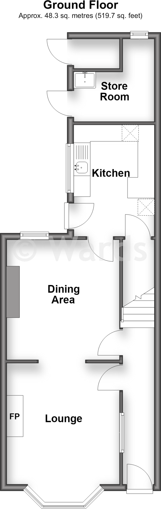 Shakespeare Road, Sittingbourne, Kent floorplan