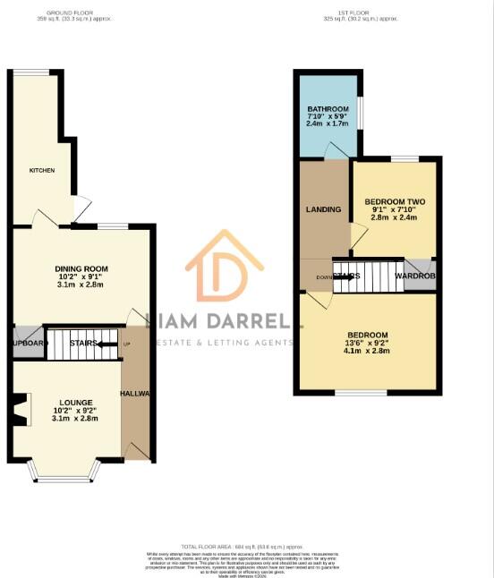 Candler Street, Scarborough, North Yorkshire floorplan