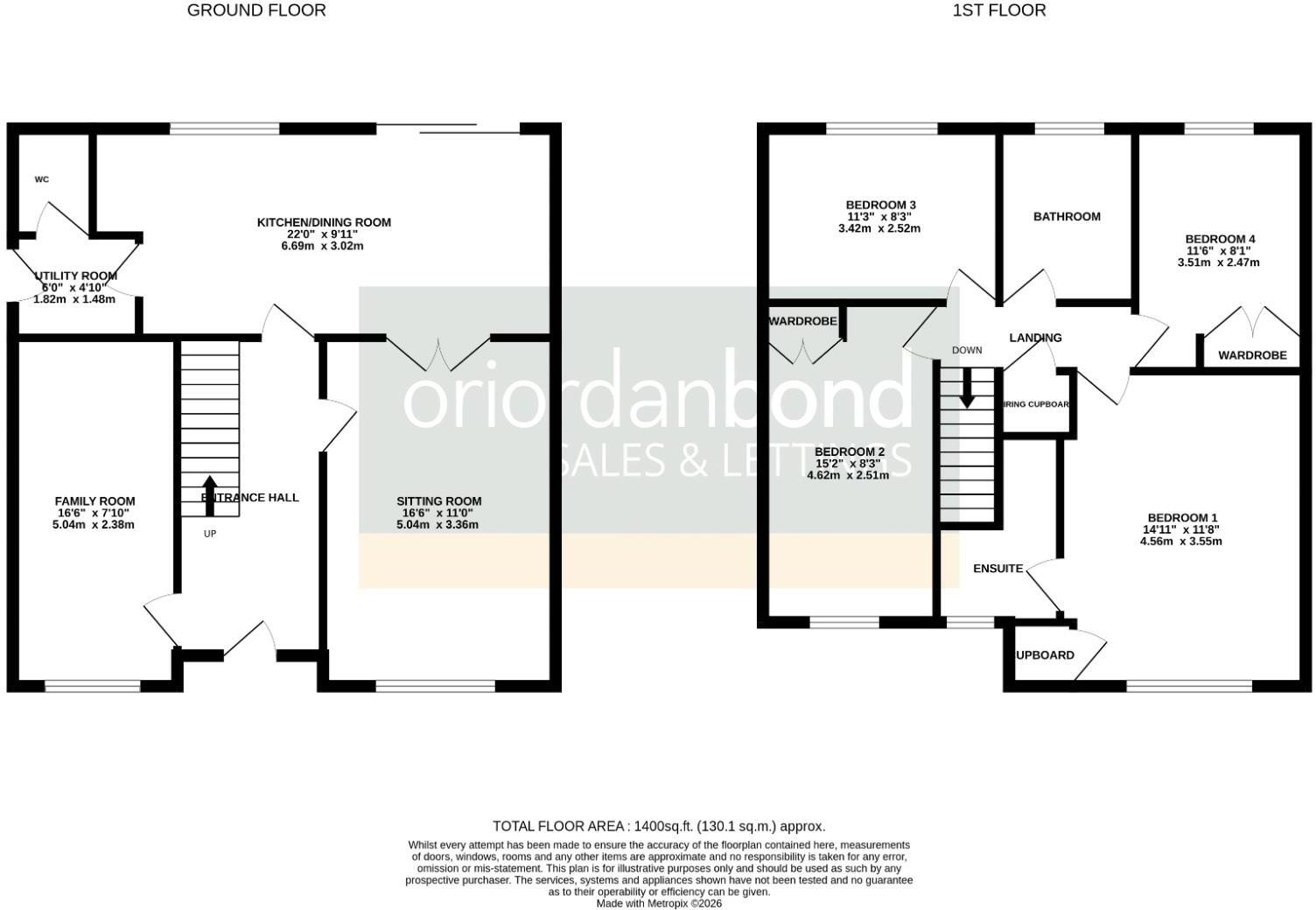 Woodland Walk, Off Billing Lane, Northampton NN3 floorplan