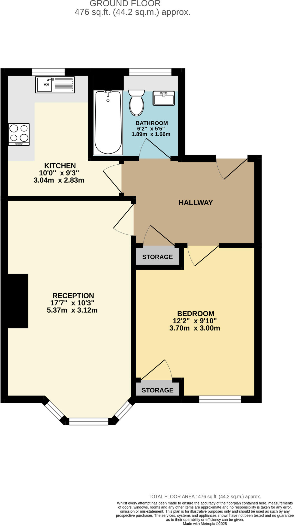 St. Andrew's Road, Walthamstow, E17 floorplan