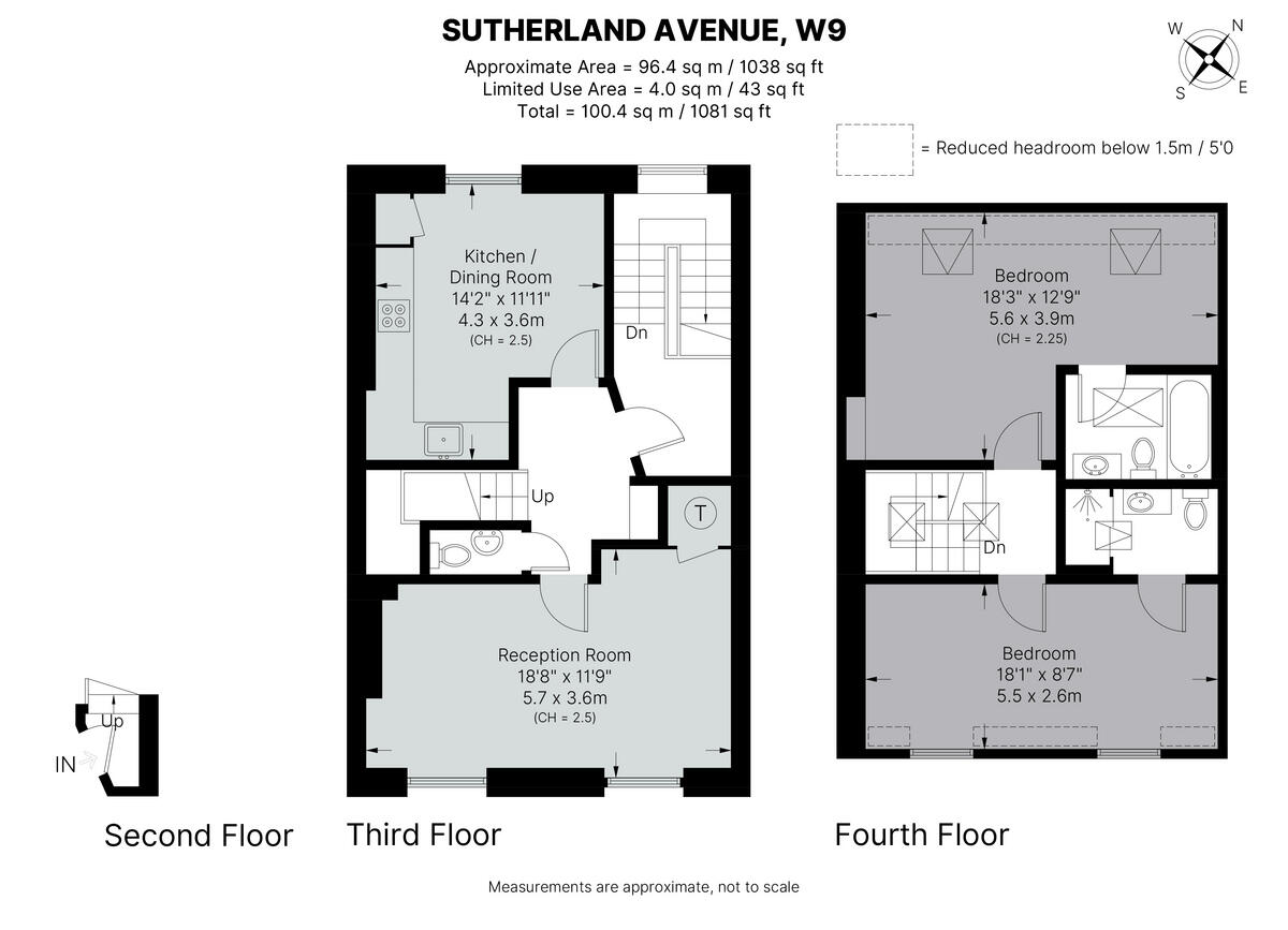 Sutherland Avenue, London, W9 floorplan