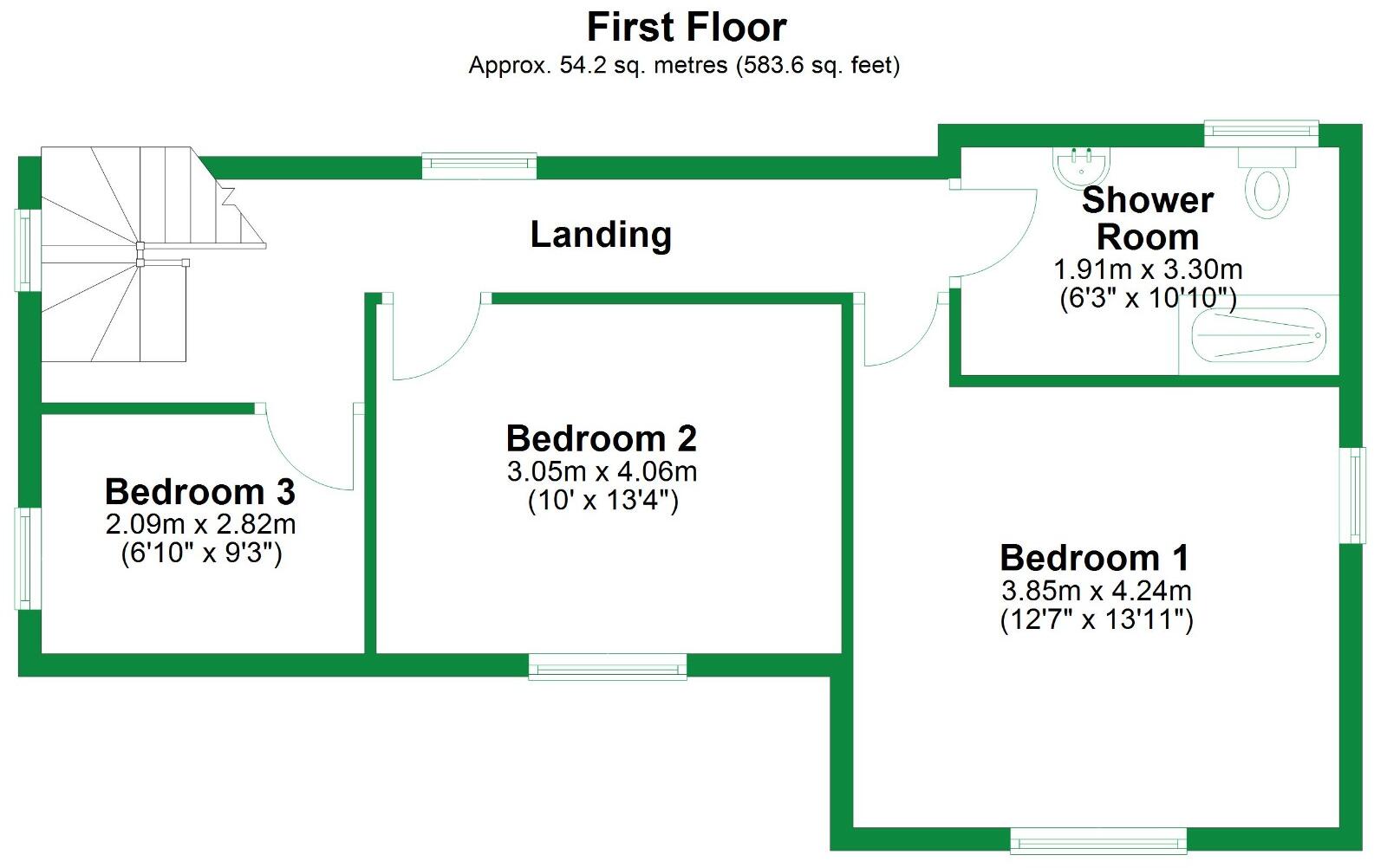 Brabiner Cottage, Brabiner Lane, Haighton, Lancs, PR2 floorplan