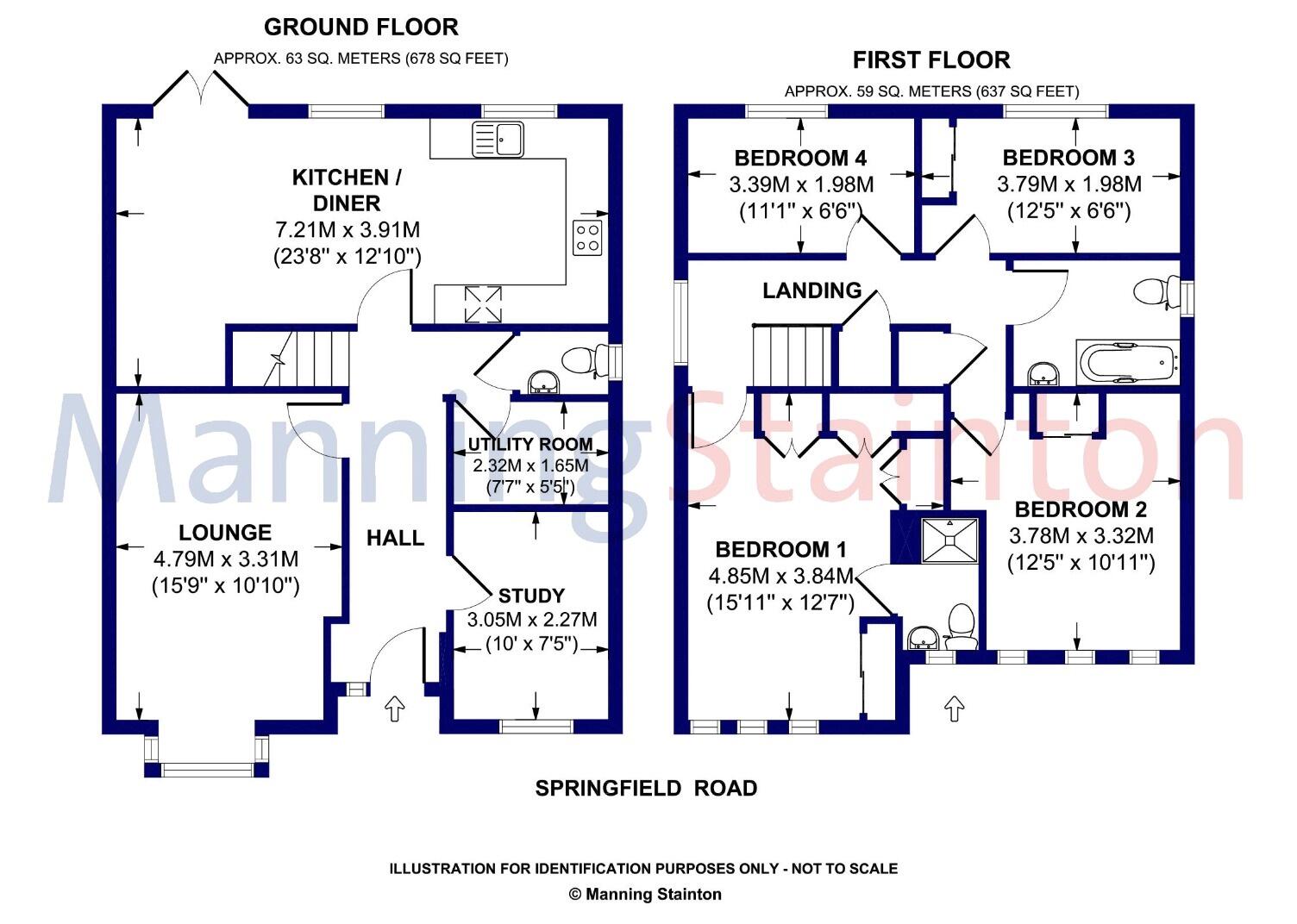 Springfield Road, Morley, Leeds, West Yorkshire floorplan