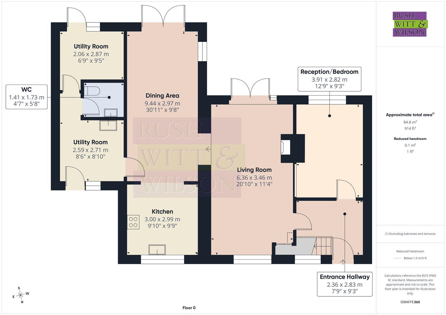 Shrubcote, Tenterden floorplan