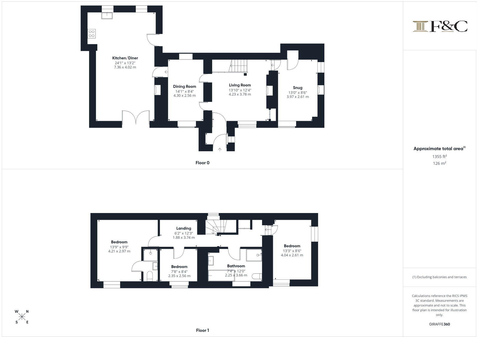 The Lodge, High Wray, Ambleside, The Lake District, LA22 0JQ floorplan