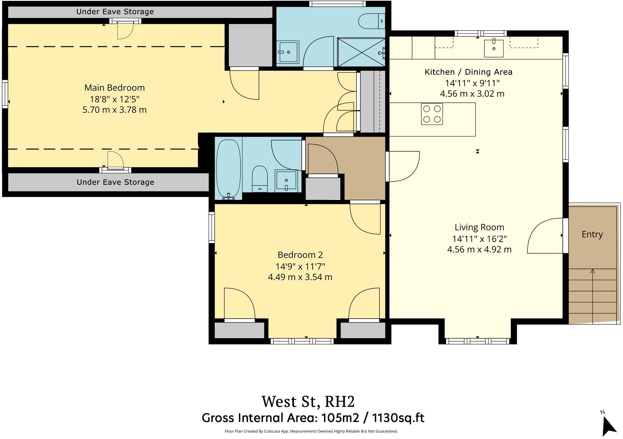 West Street, Reigate, Surrey, RH2 floorplan