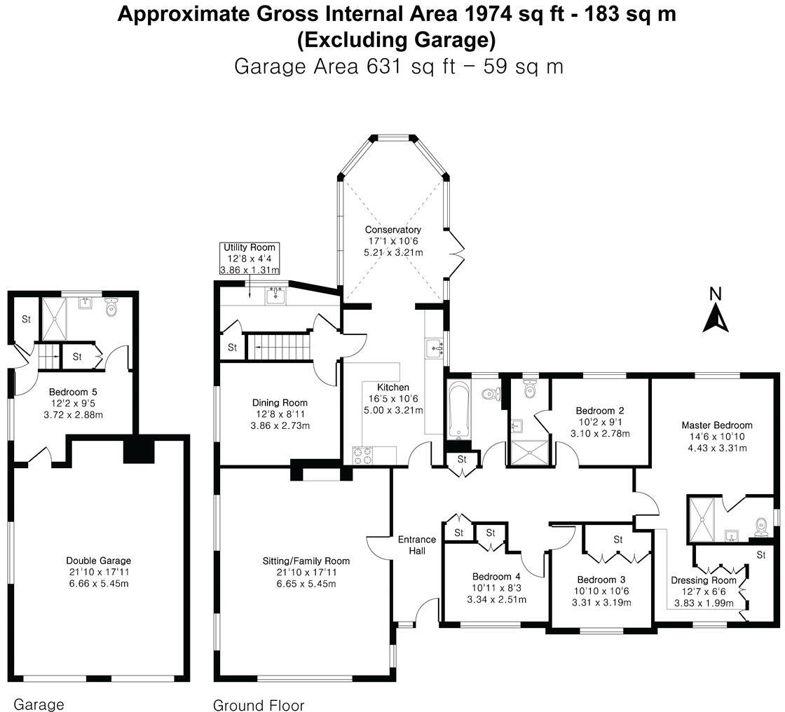 Three Farthings, Hallaton, Market Harborough floorplan