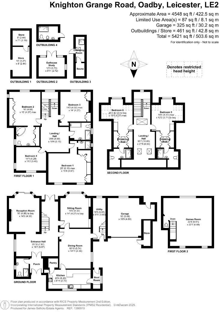 19 Knighton Grange Road floorplan