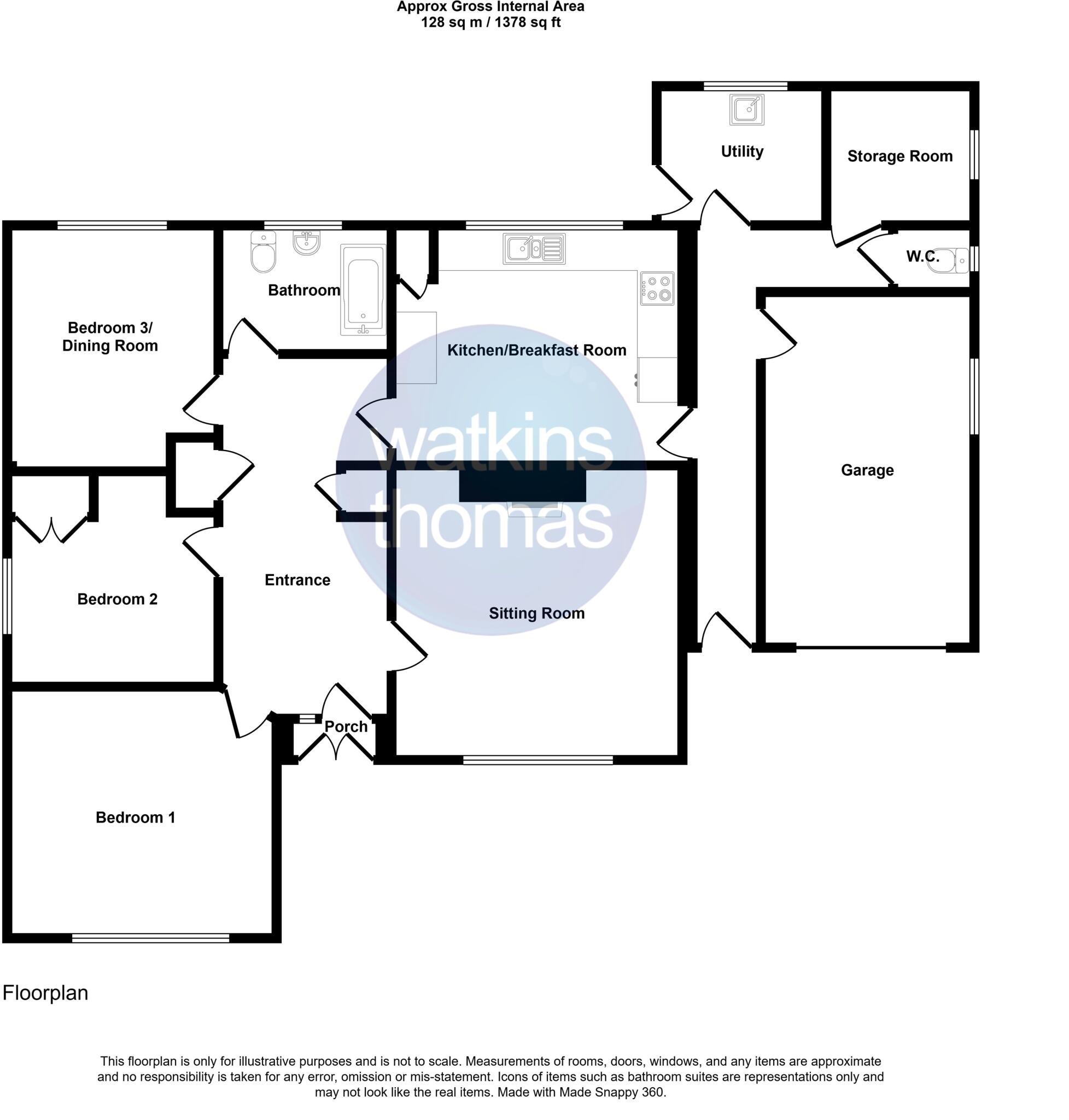 Kingsthorne, Hereford, HR2 floorplan
