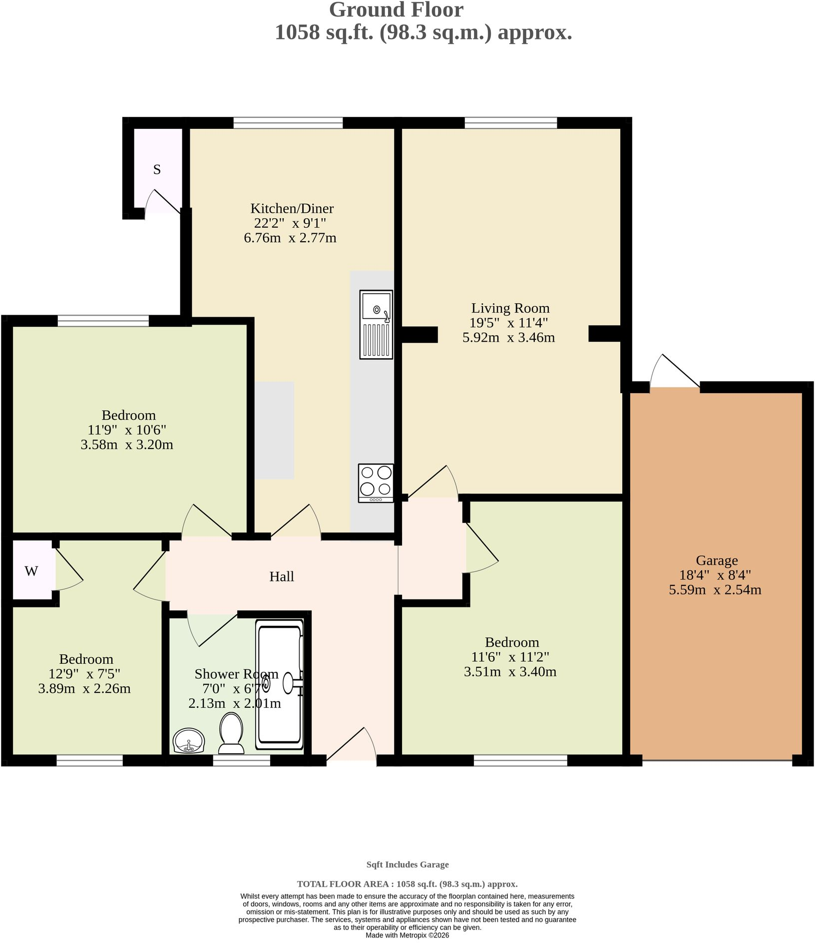 Lexington Close, Hemsby floorplan