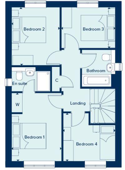 Branston, 
Staffordshire, 
DE13 9GS floorplan