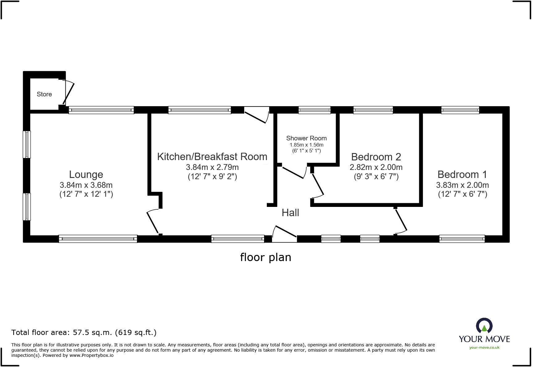 Dorothy Avenue, Sandiacre, Nottingham, Derbyshire, NG10 floorplan
