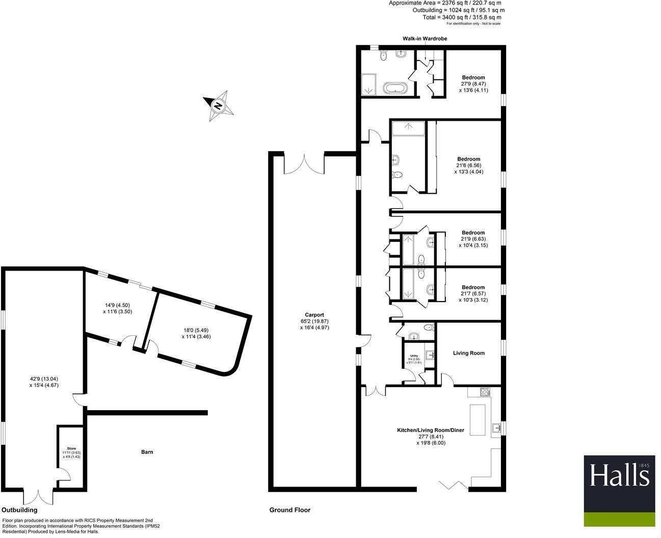 Brown Heath, Nr Ellesmere. floorplan