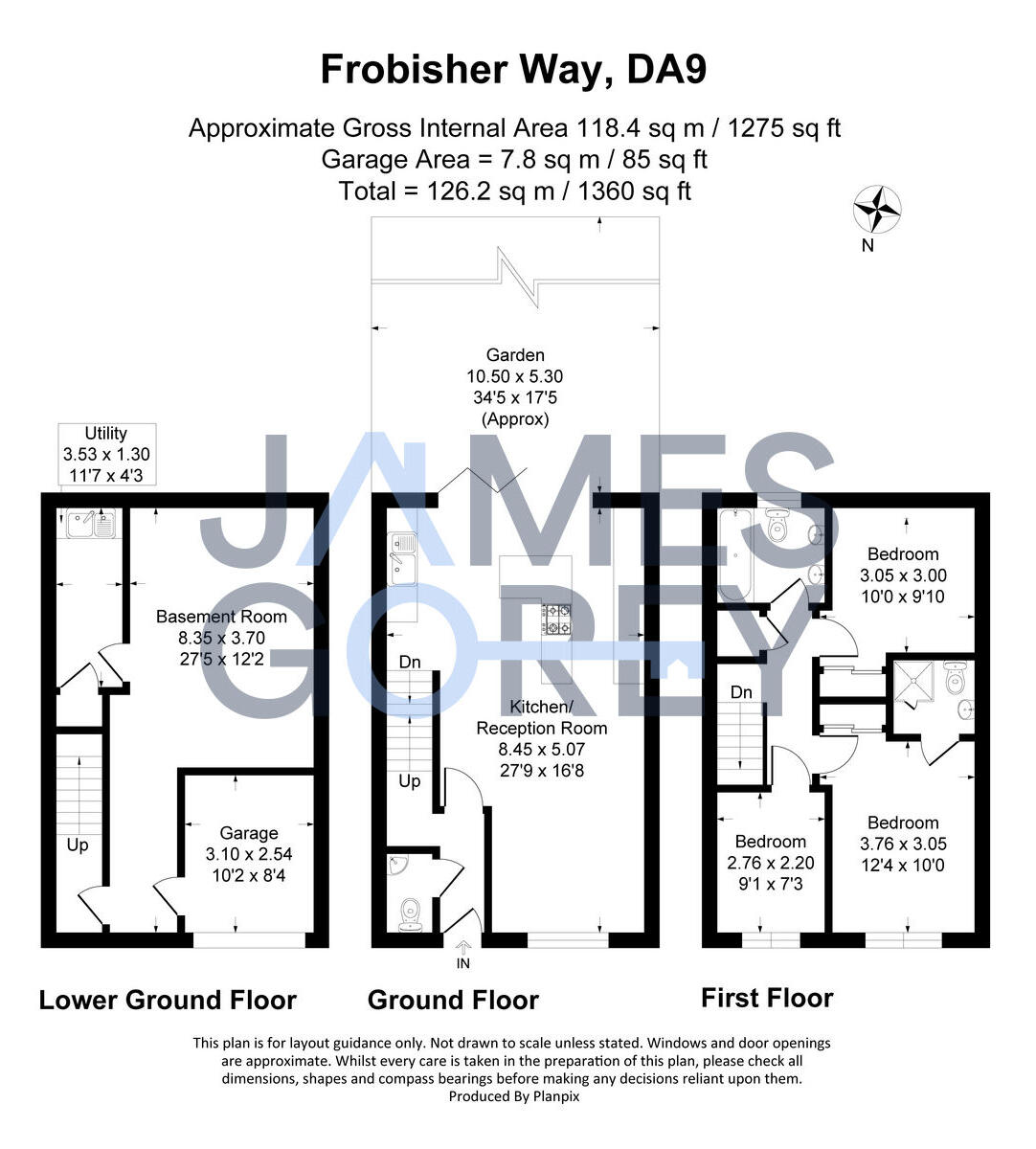 Frobisher Way, Greenhithe, DA9 9JN floorplan