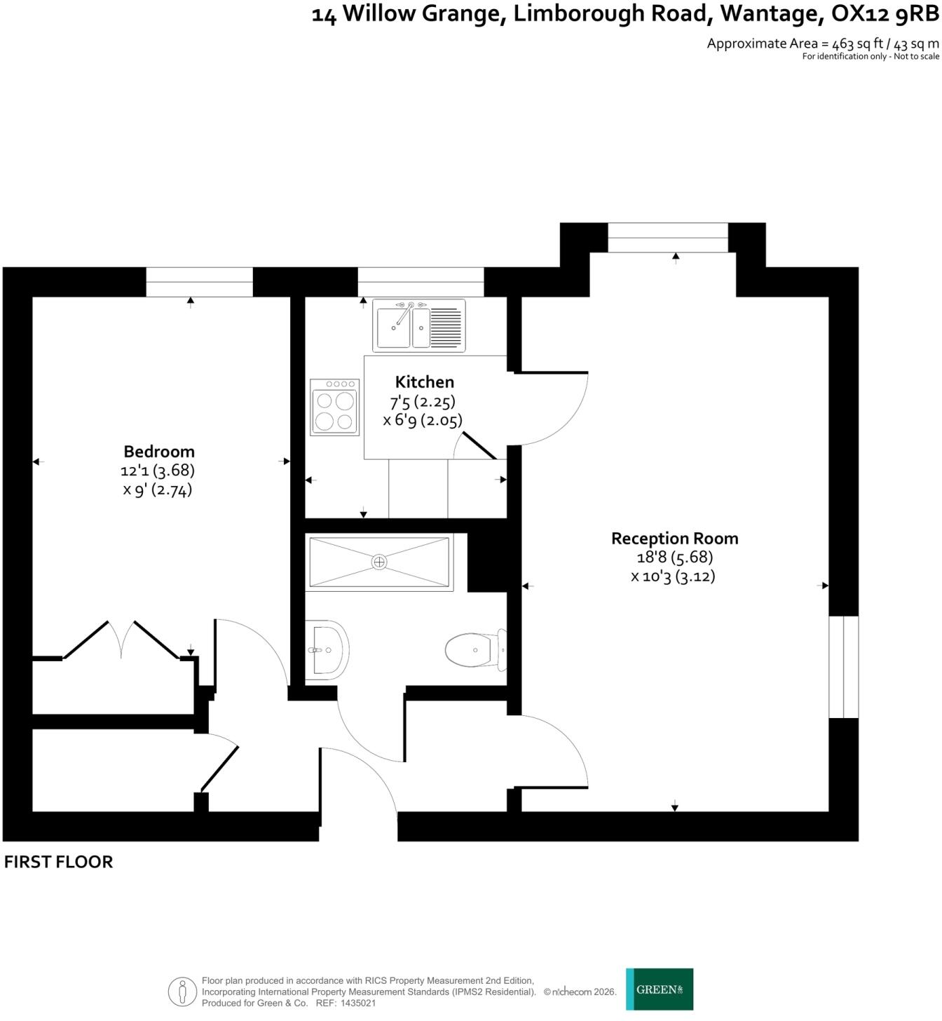 Willow Grange, Wantage floorplan