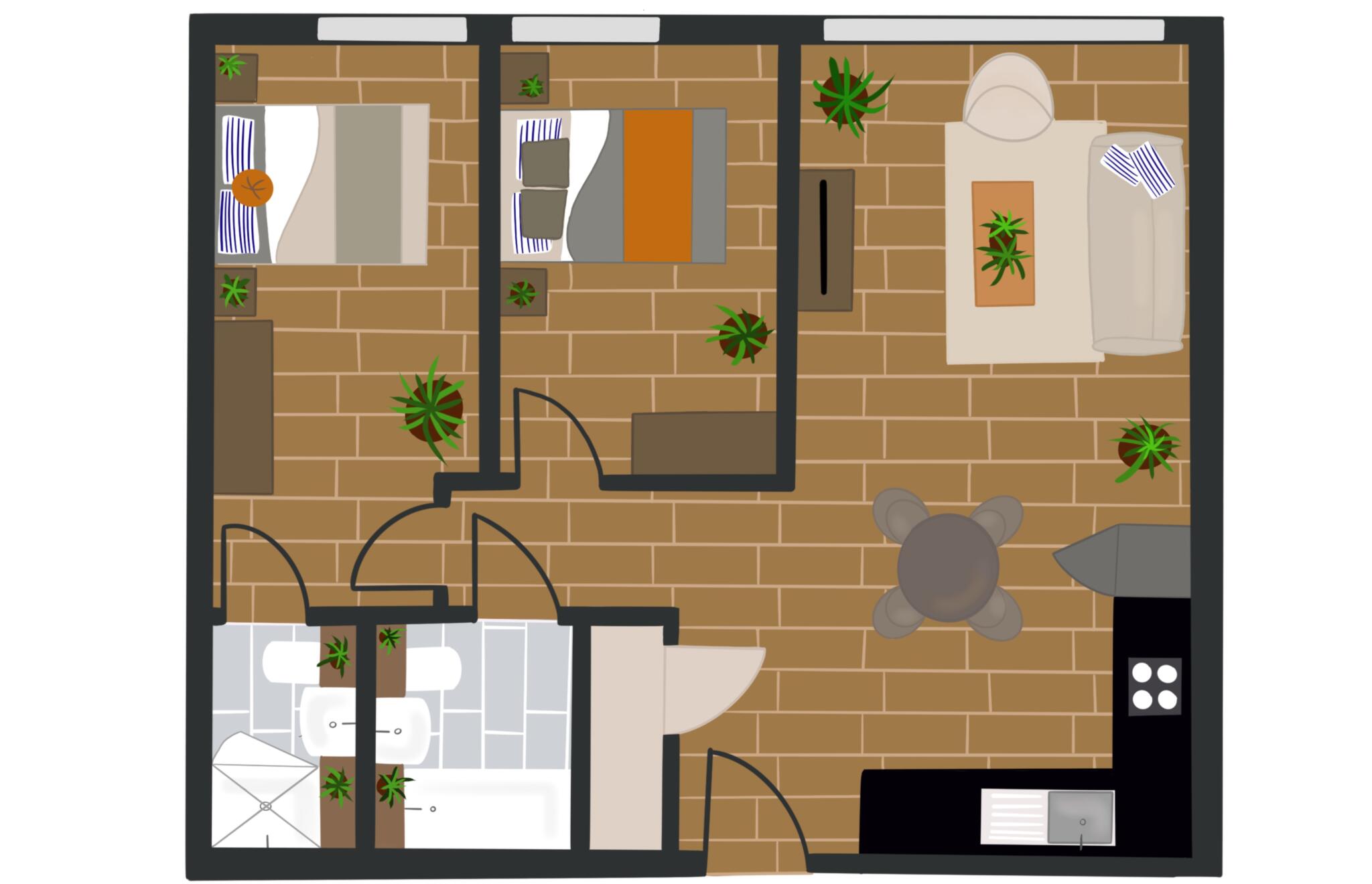 Enclave: Birmingham City, 161 Hurst Street Birmingham B5 floorplan