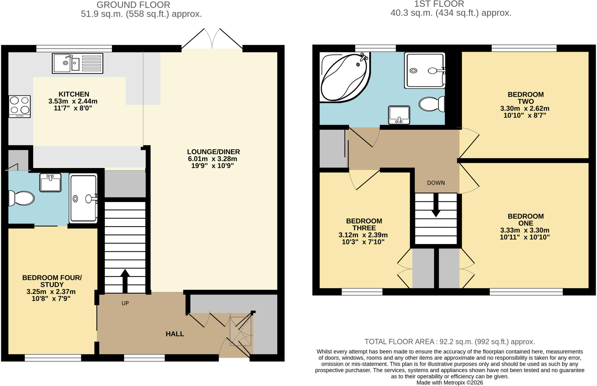 Salters Way, Dunstable, LU6 floorplan