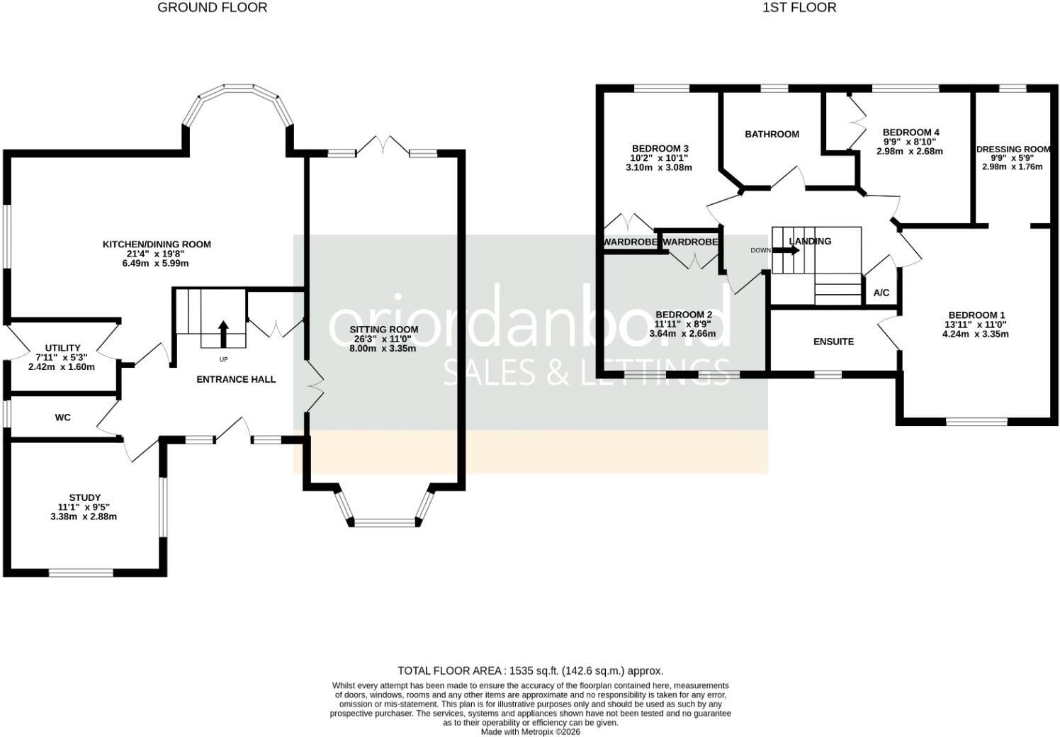 Villa Way, Wootton Fields, Northampton NN4 floorplan