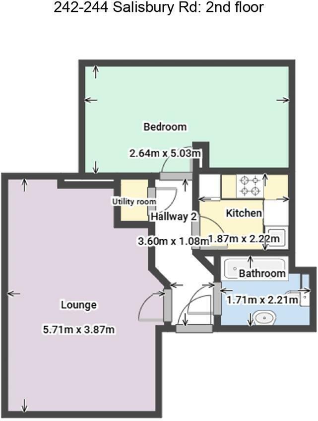 Salisbury Road, SO40 floorplan