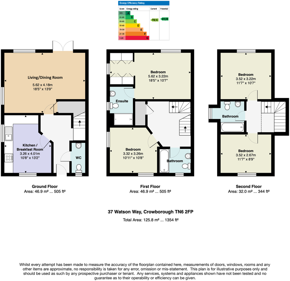 Watson Way, Crowborough floorplan