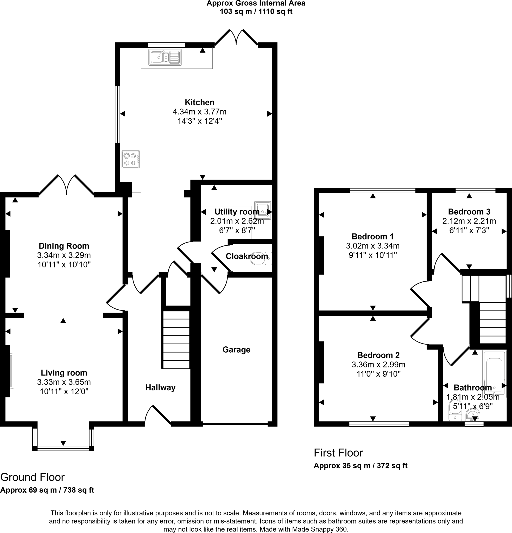 Southbrook Road, Melksham floorplan