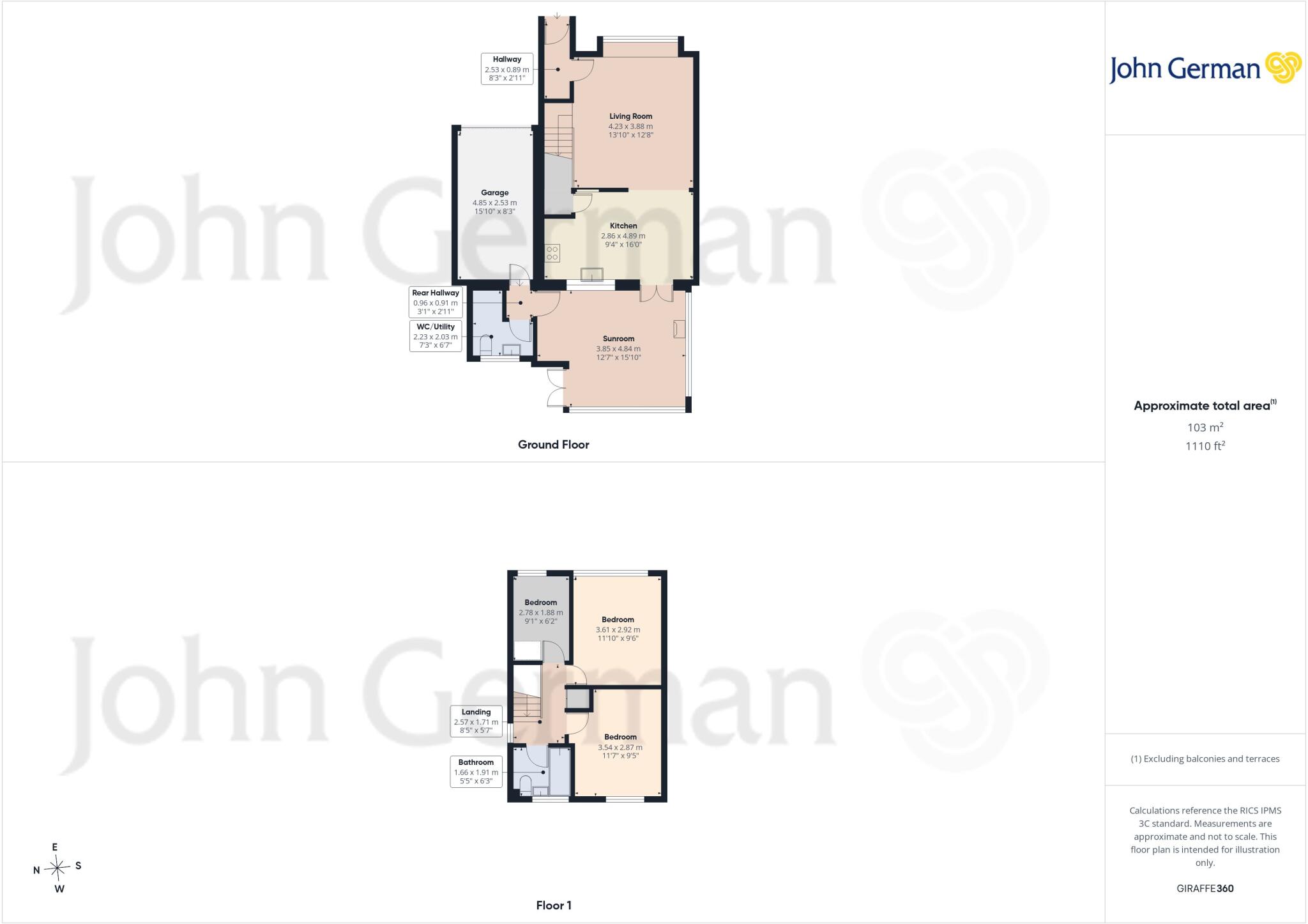 Yew Tree Road, Hatton floorplan