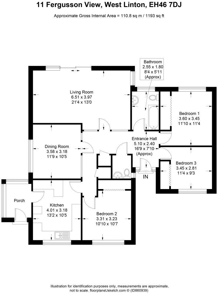 11 Fergusson View, West Linton, EH46 7DJ floorplan