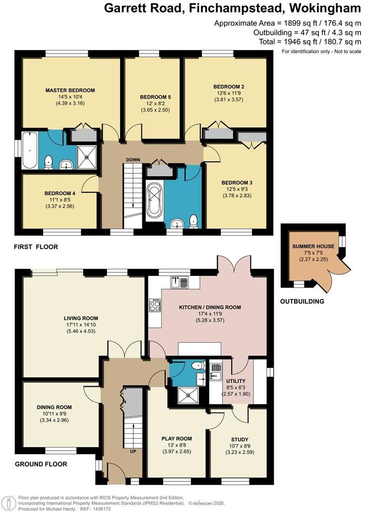 Garrett Road, Finchampstead, Berkshire, RG40 4RX floorplan