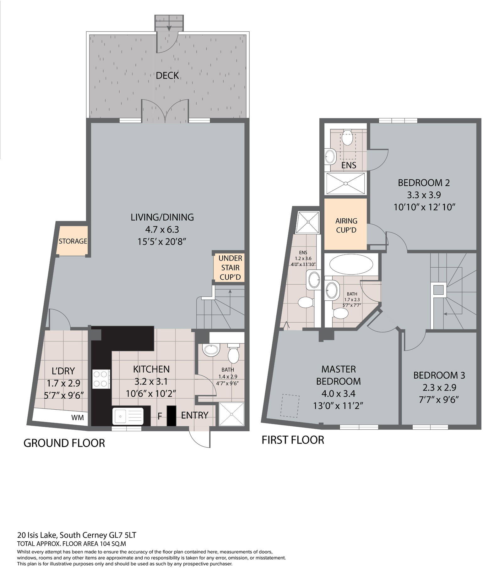 20 Isis lake, Isis & Windrush Lakes floorplan