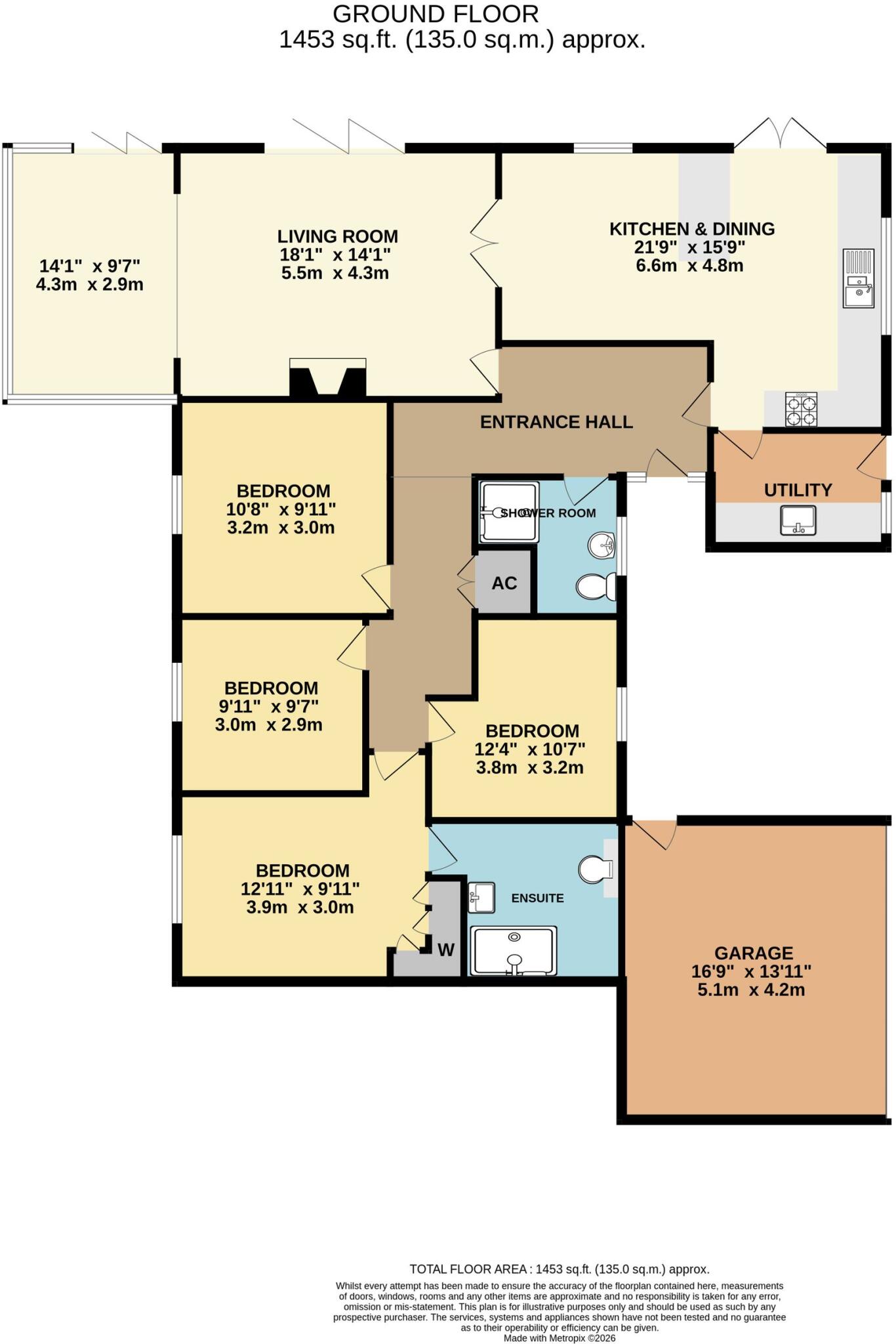 Britten Drive, Malvern, WR14 floorplan