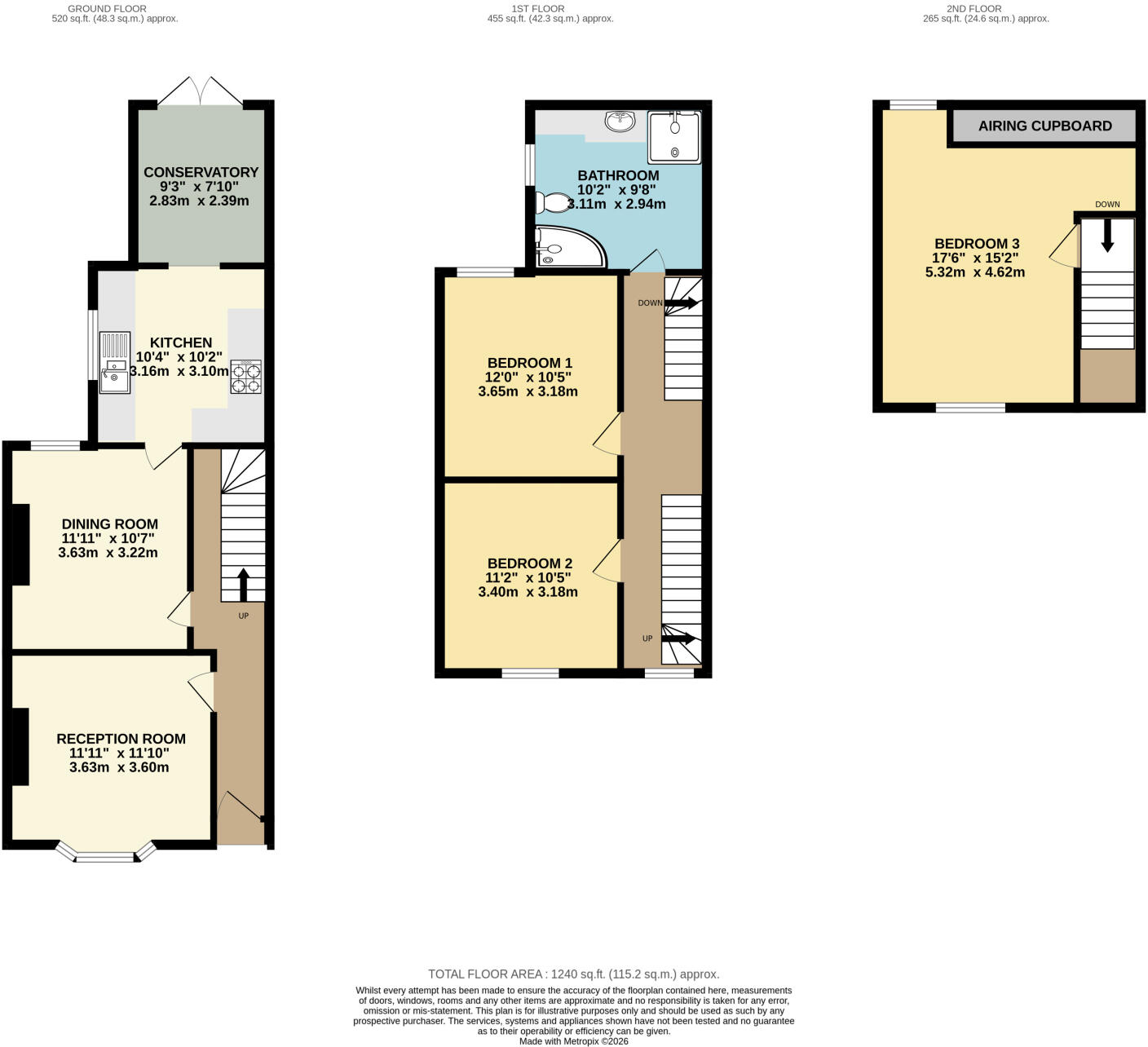 Chalkwell Road, Sittingbourne, Kent, ME10 floorplan