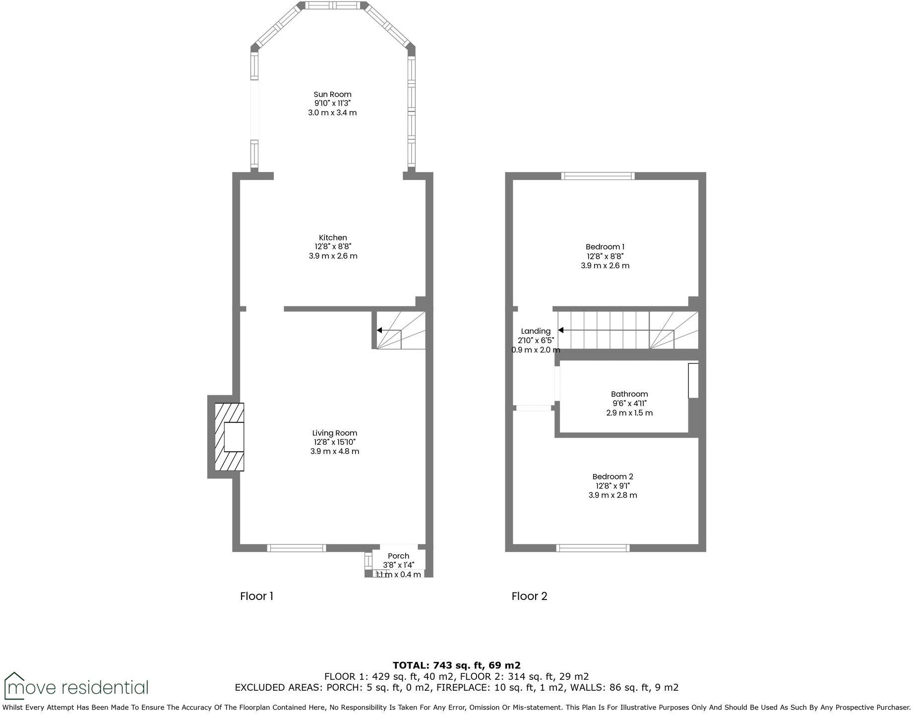 Pinewood Avenue, West Derby, L12 floorplan