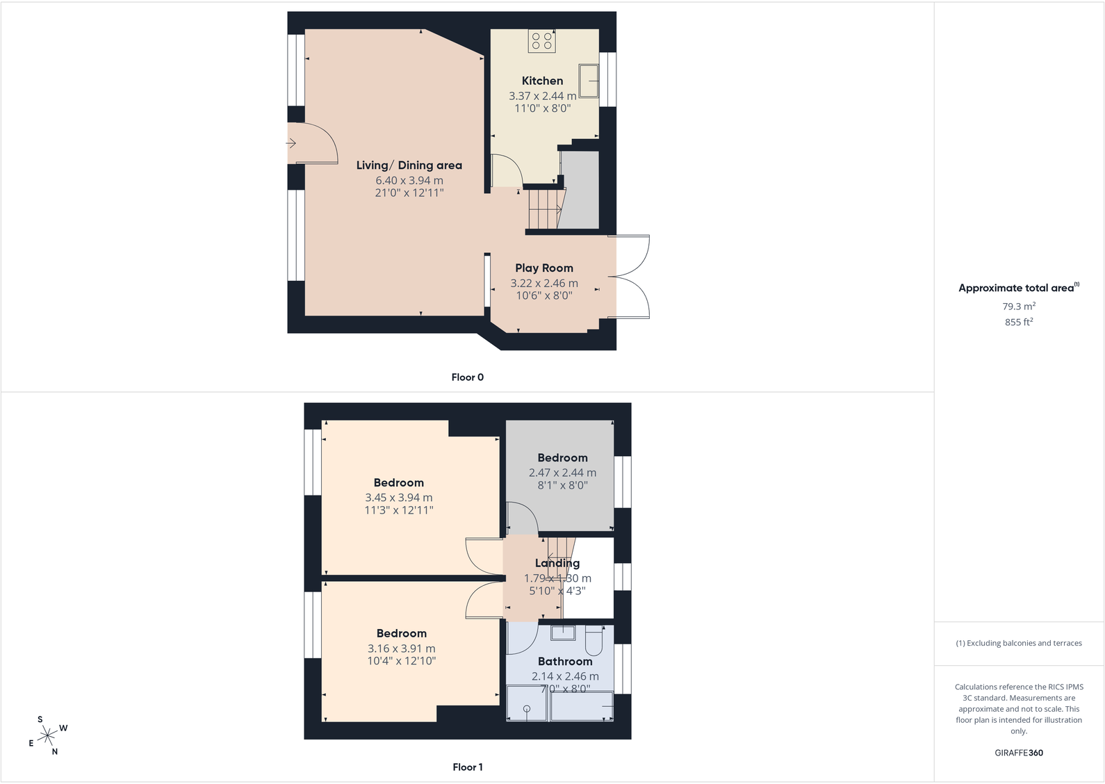 Third Avenue, Rainworth, Mansfield, NG21 0BY floorplan