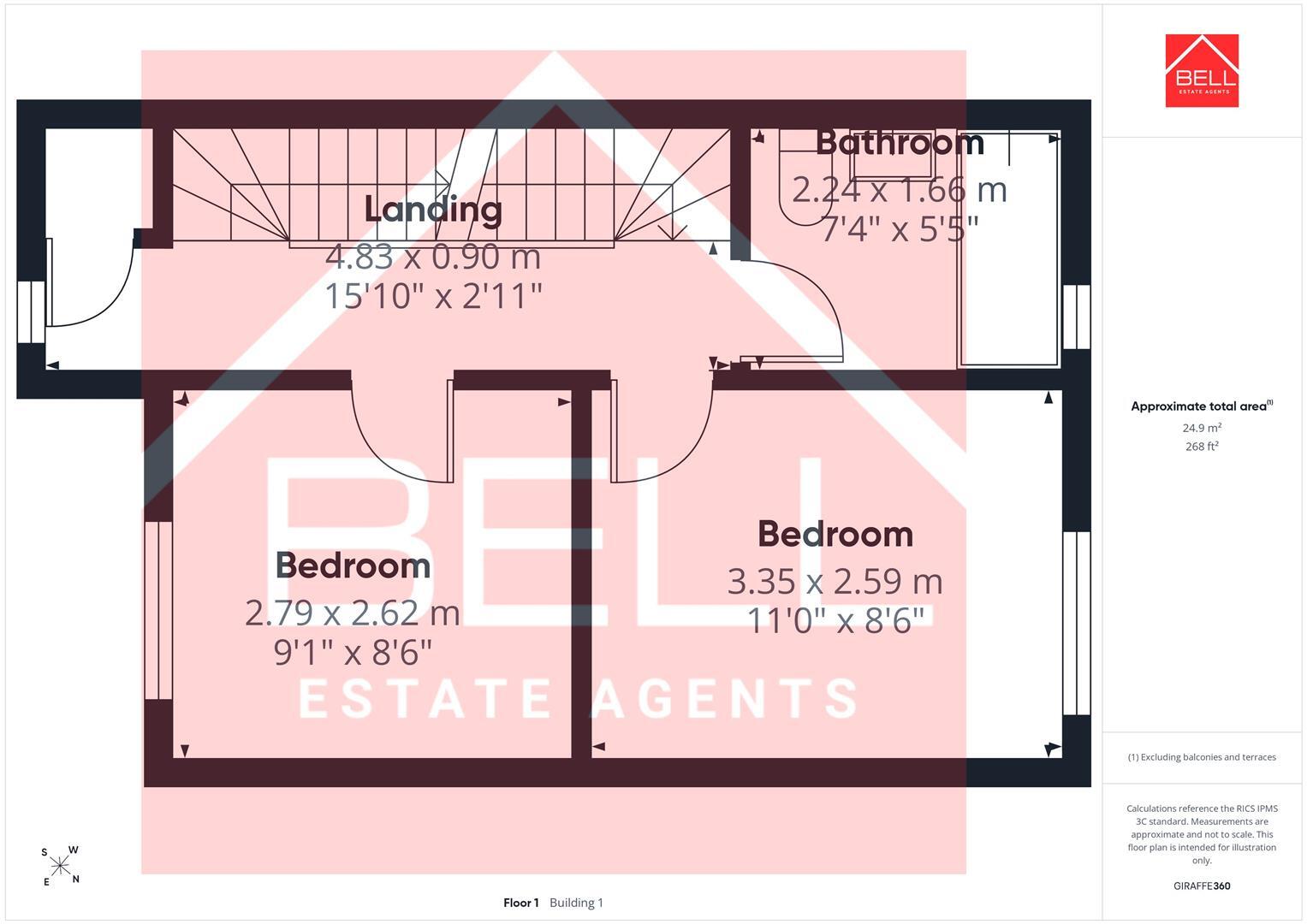 Meldon Close, Washington floorplan