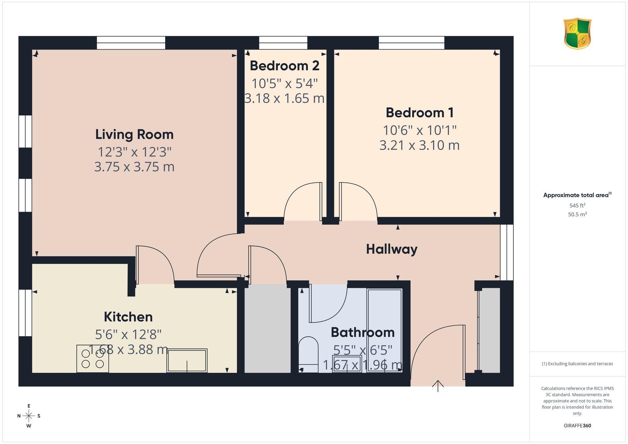 North Parade, Horsham, RH12 floorplan