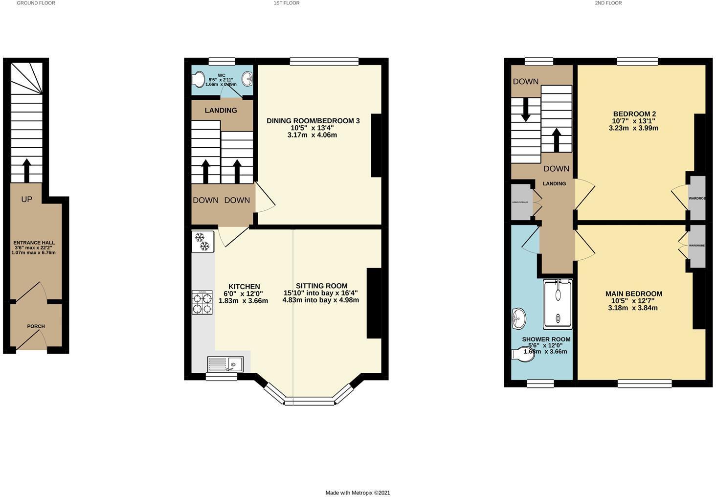 South Terrace, Hastings, TN34 floorplan