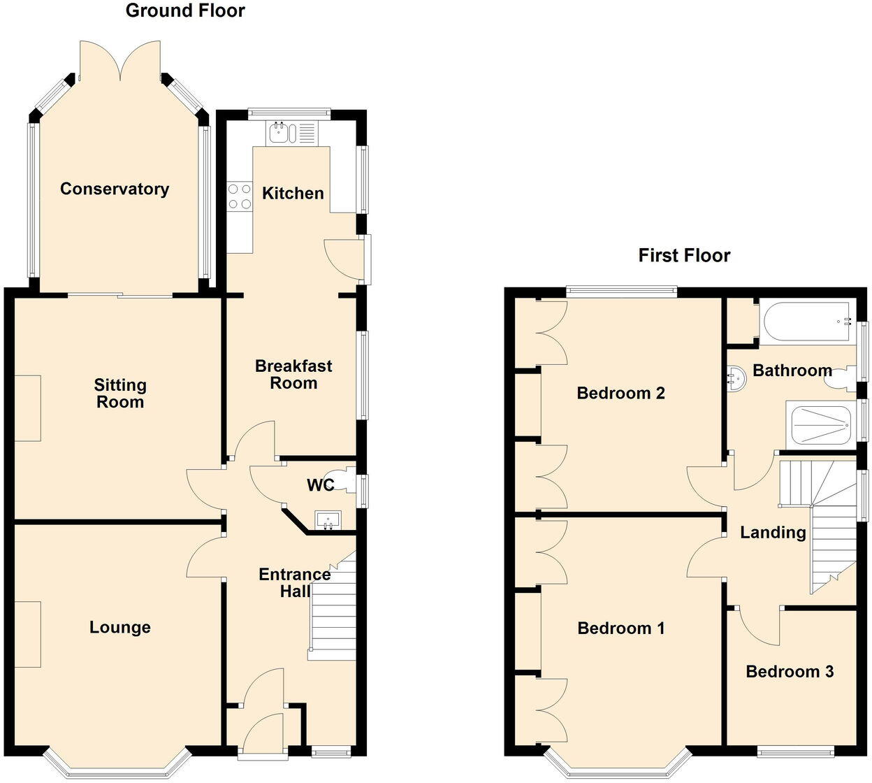 Bankfield Lane, Churchtown, Southport, PR9 floorplan