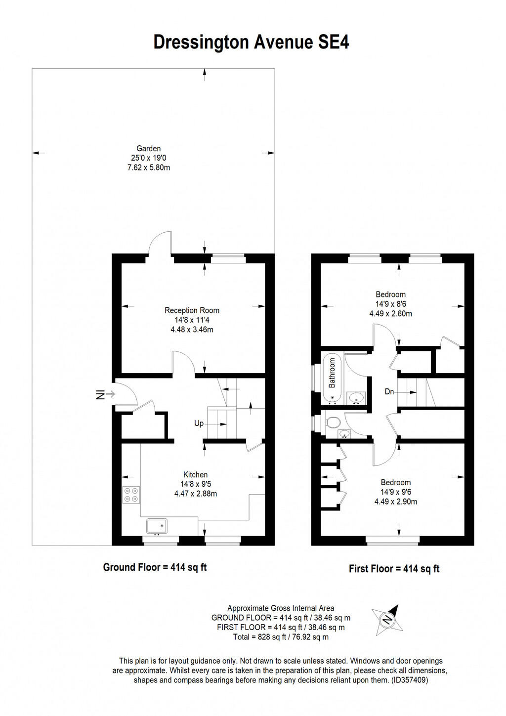 Dressington Avenue, Ladywell, London floorplan