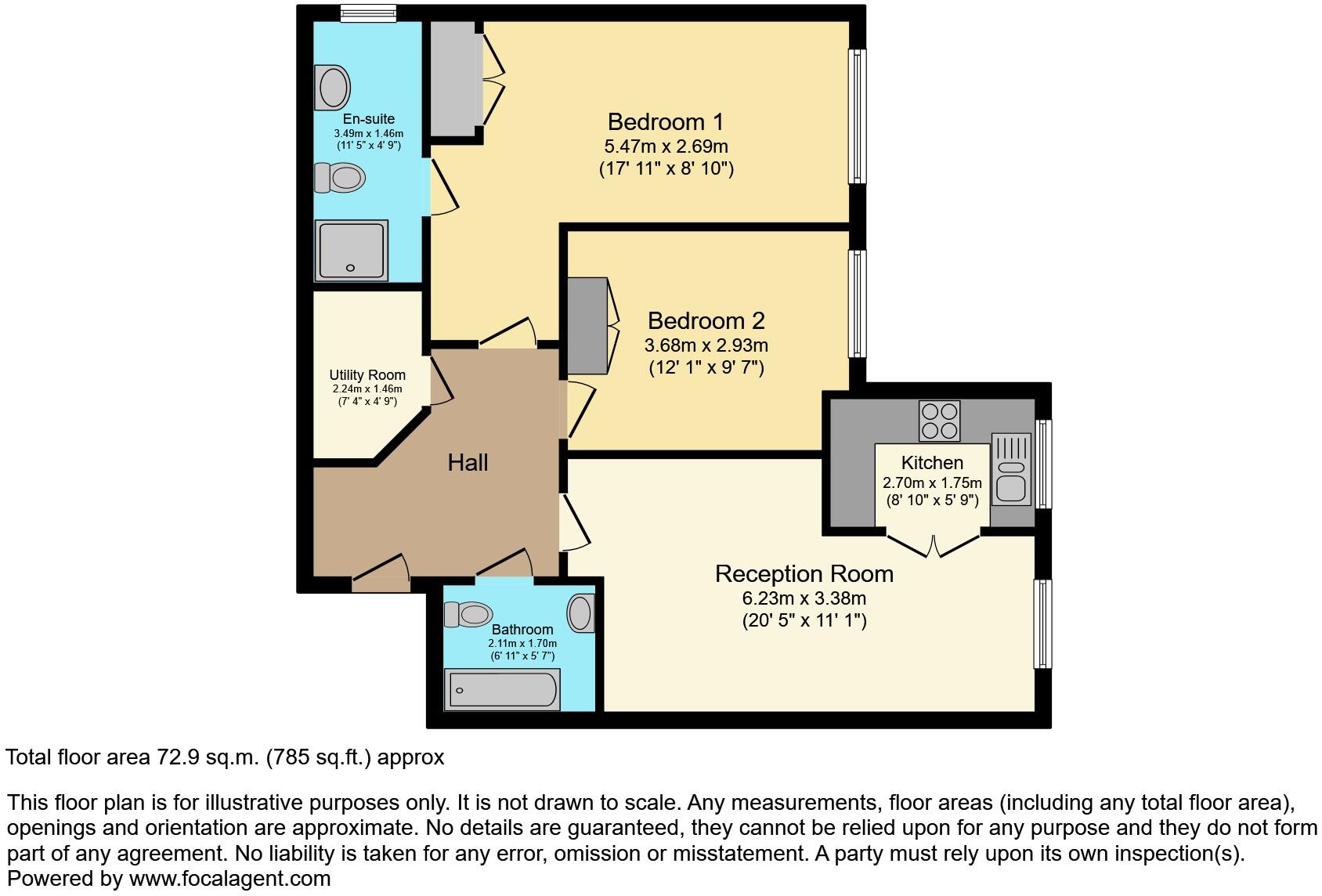 Stephenson Court, Chesterfield floorplan