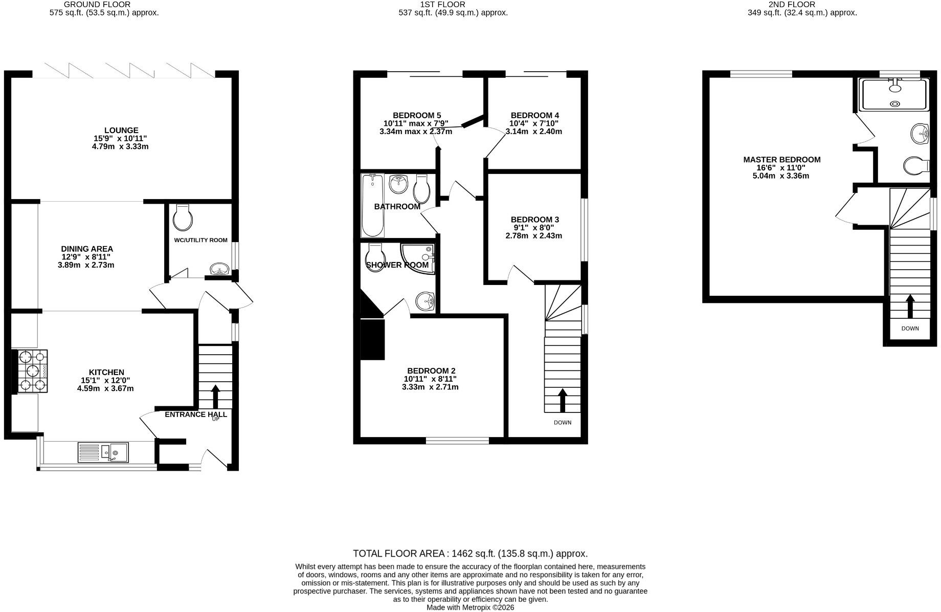 Frimley Road, Camberley, Surrey, GU15 3EG floorplan