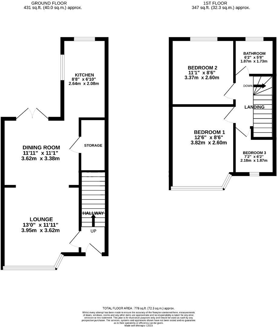 Rydal Avenue, Thornton-Cleveleys floorplan