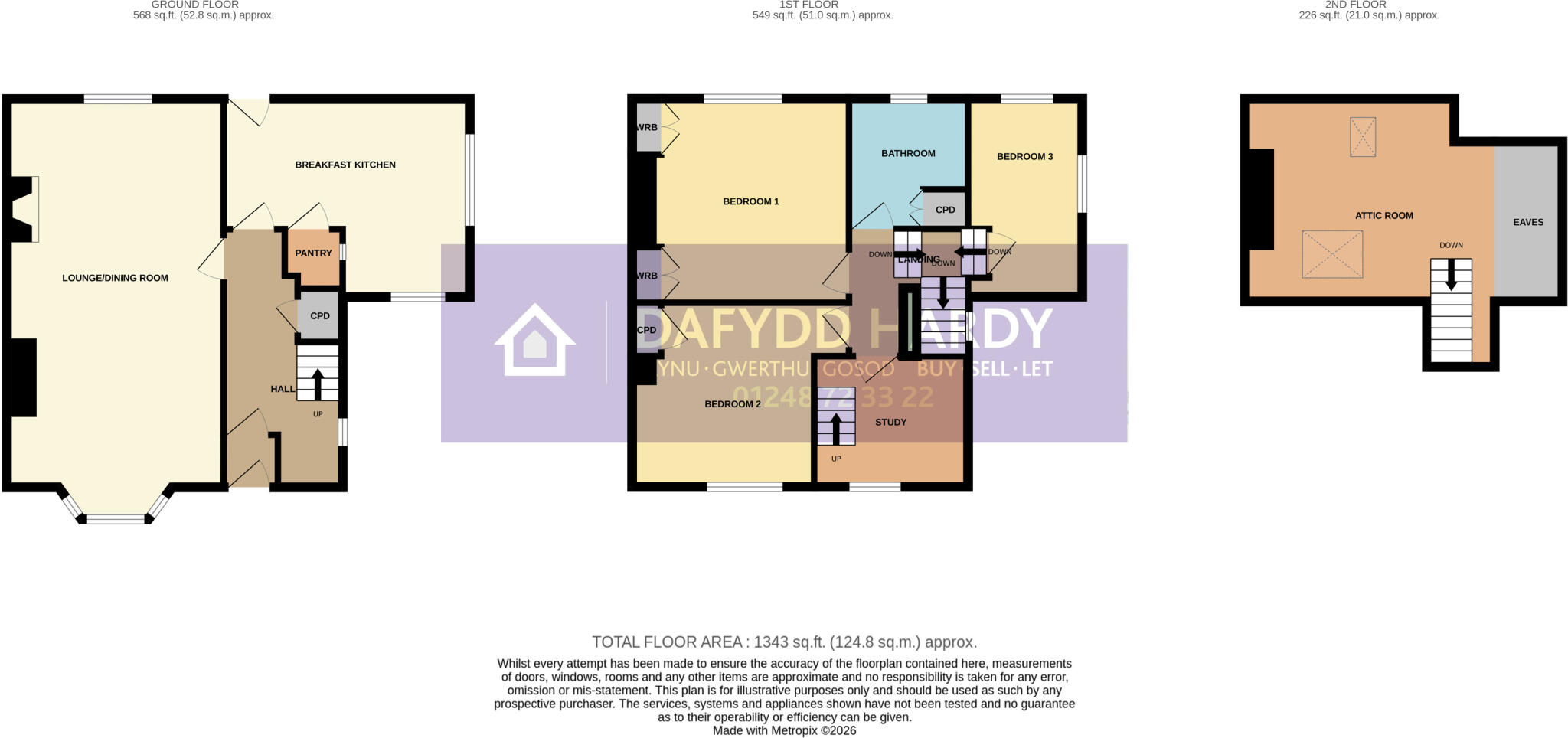 Bishops Mill Road, Bangor, Gwynedd, LL57 floorplan