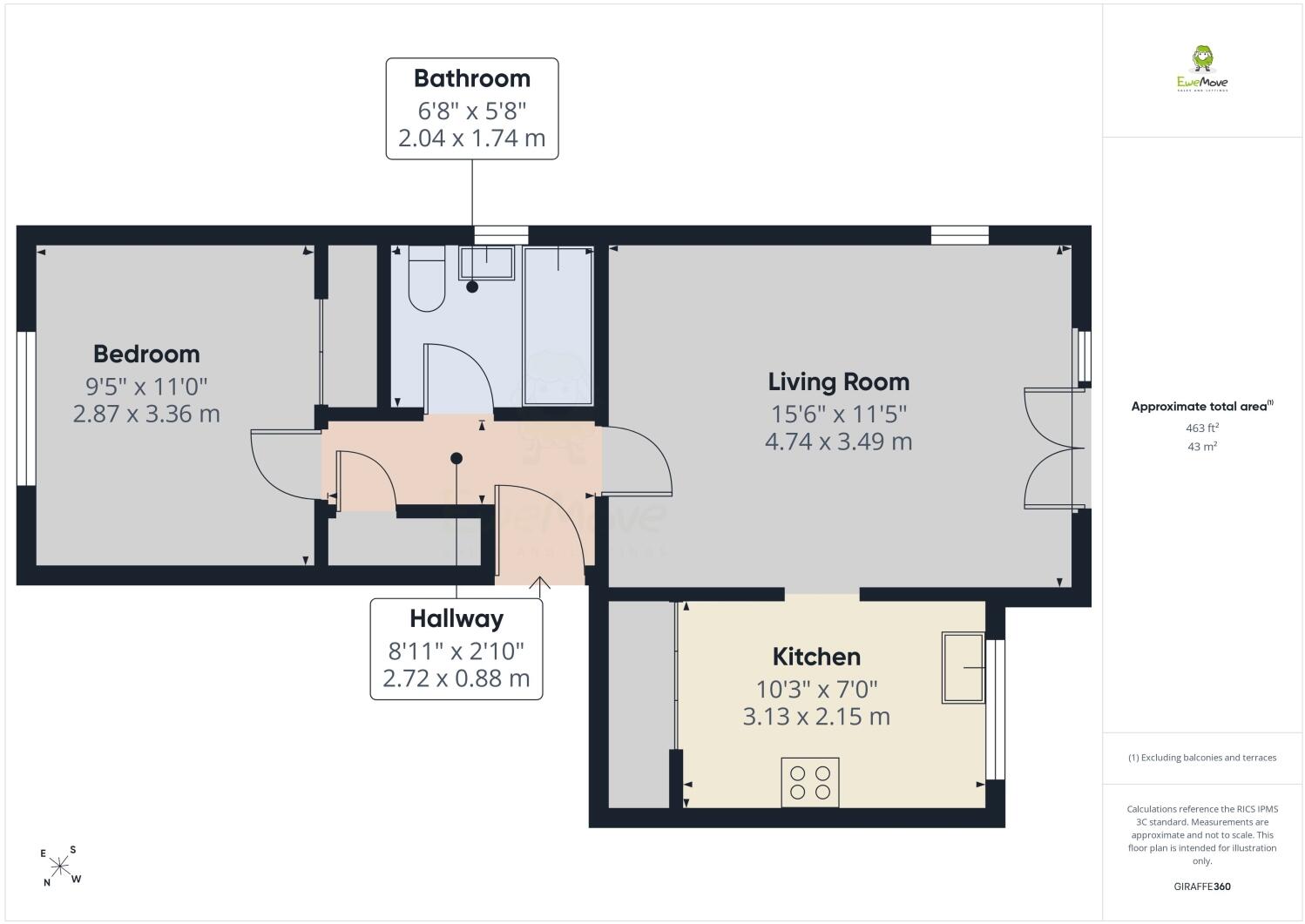 Carey Court, Gravel Hill Close, Bexleyheath, Kent, DA6 floorplan