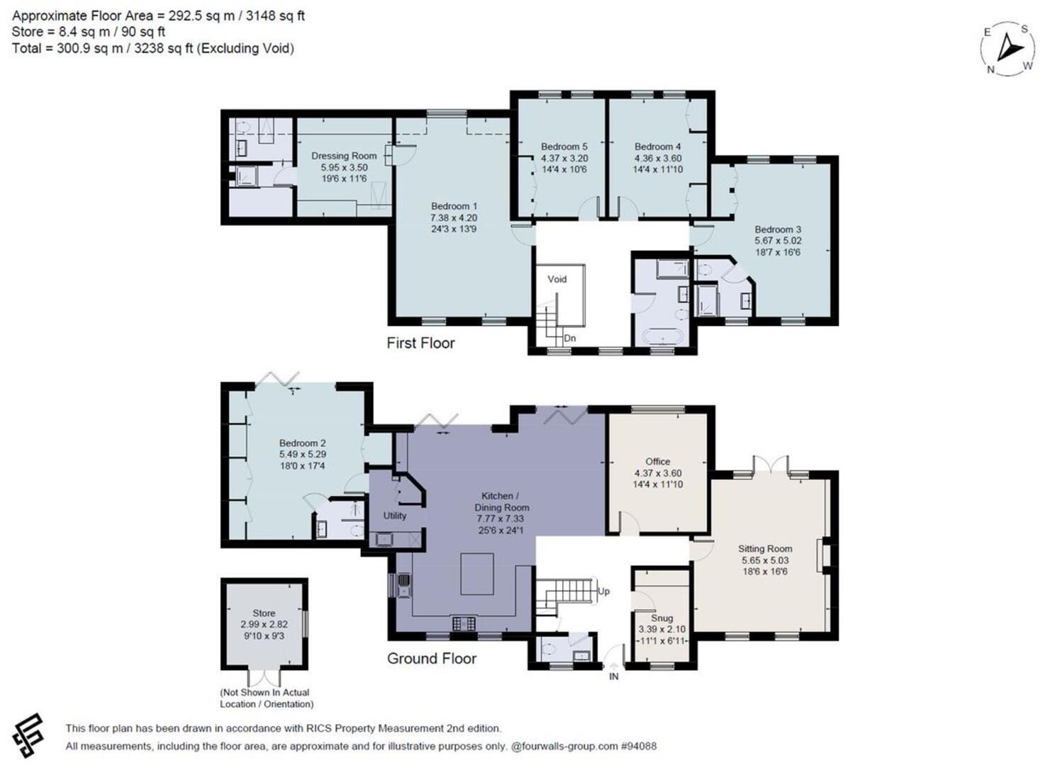Steadings Rise, Mere, Knutsford floorplan
