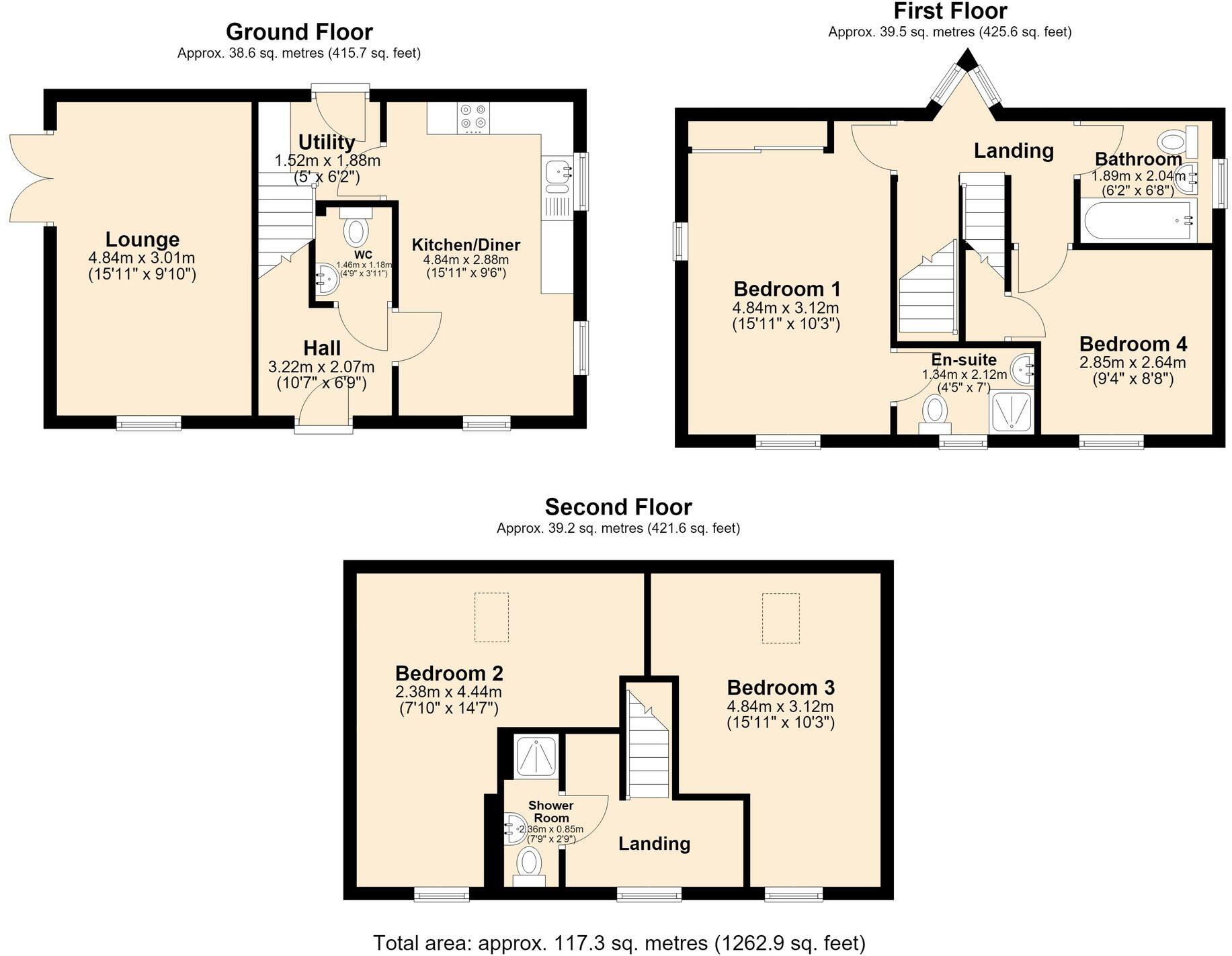 Pritchard Drive, Kegworth, DE74 floorplan