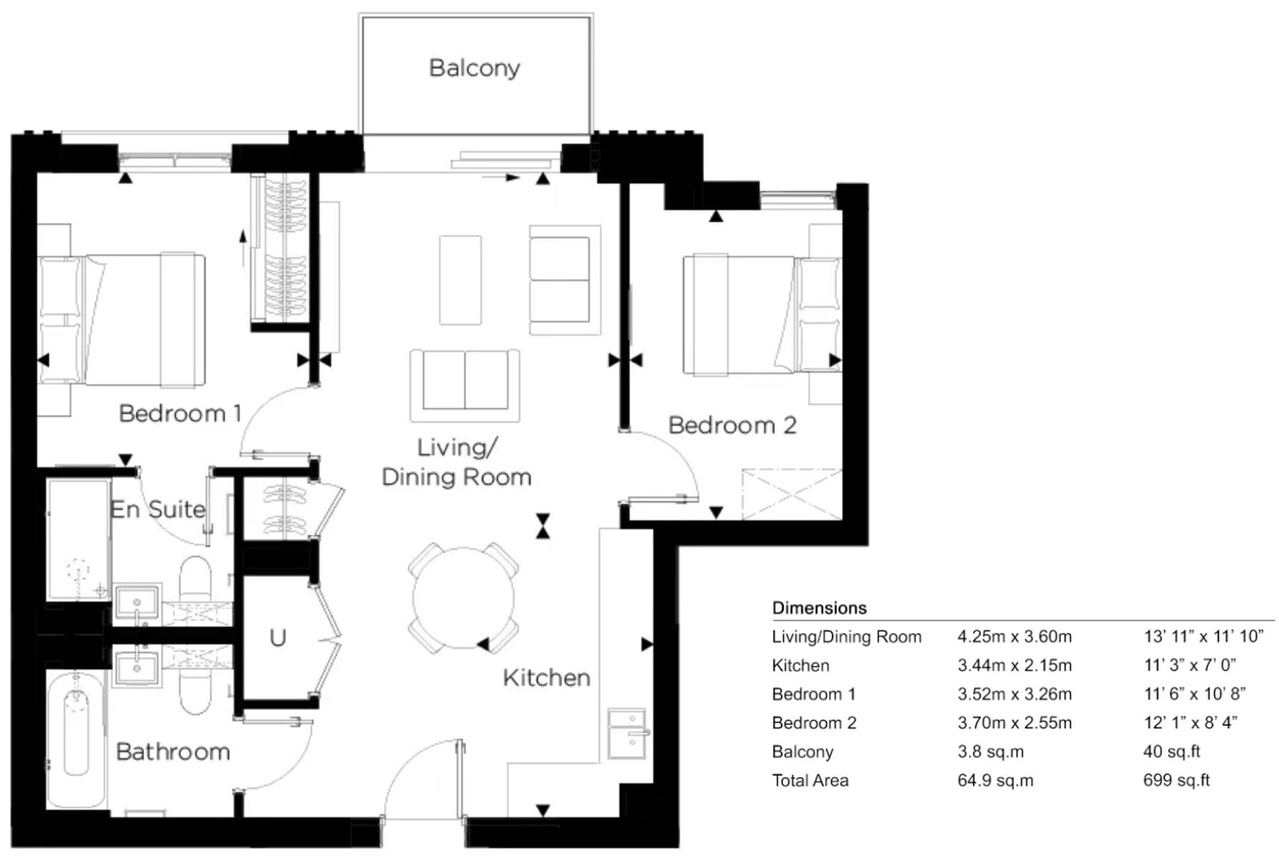 The Exchange 2 Fauna Walk, Watford, WD24 floorplan