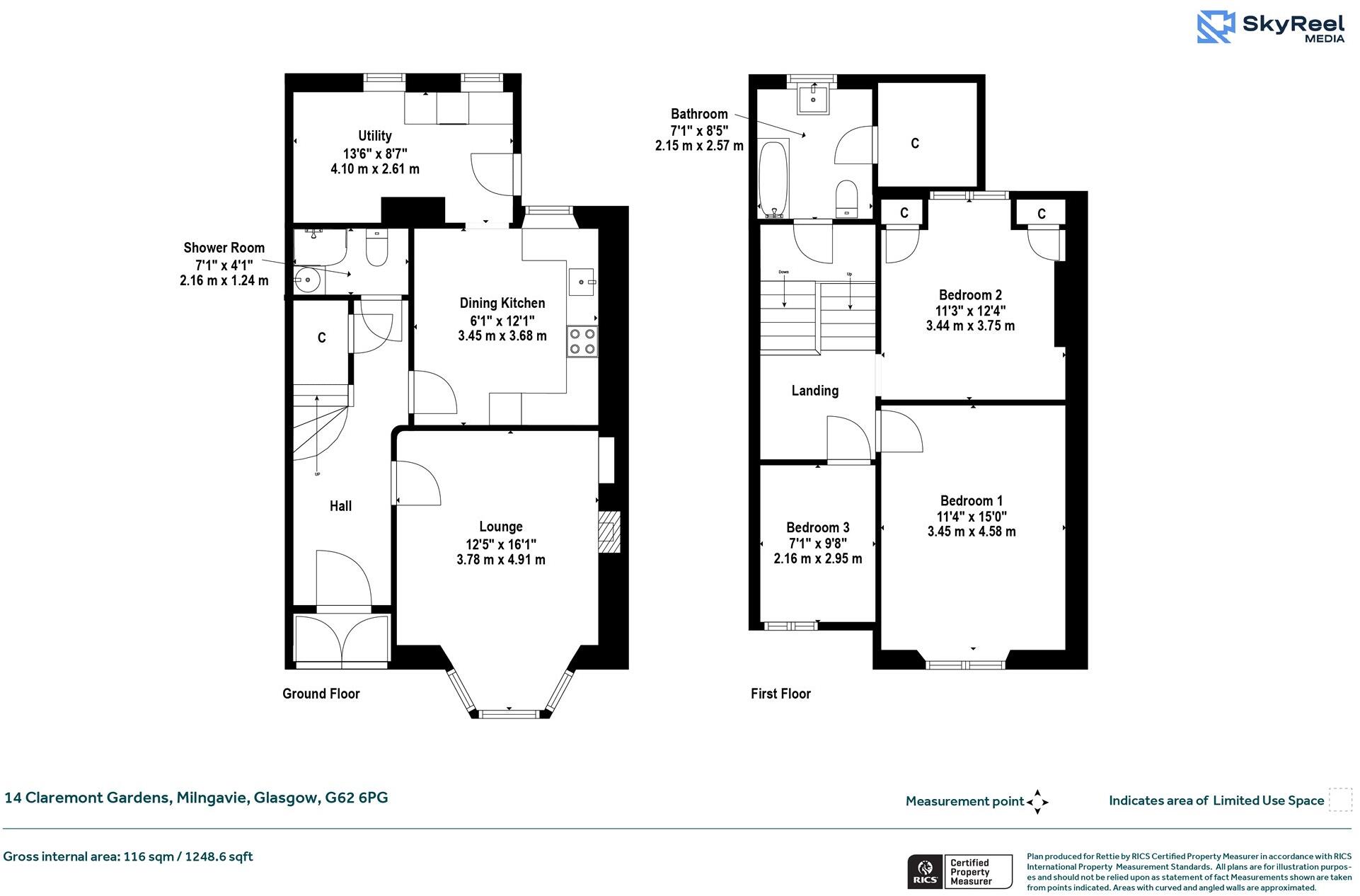 Claremont Gardens, Milngavie floorplan