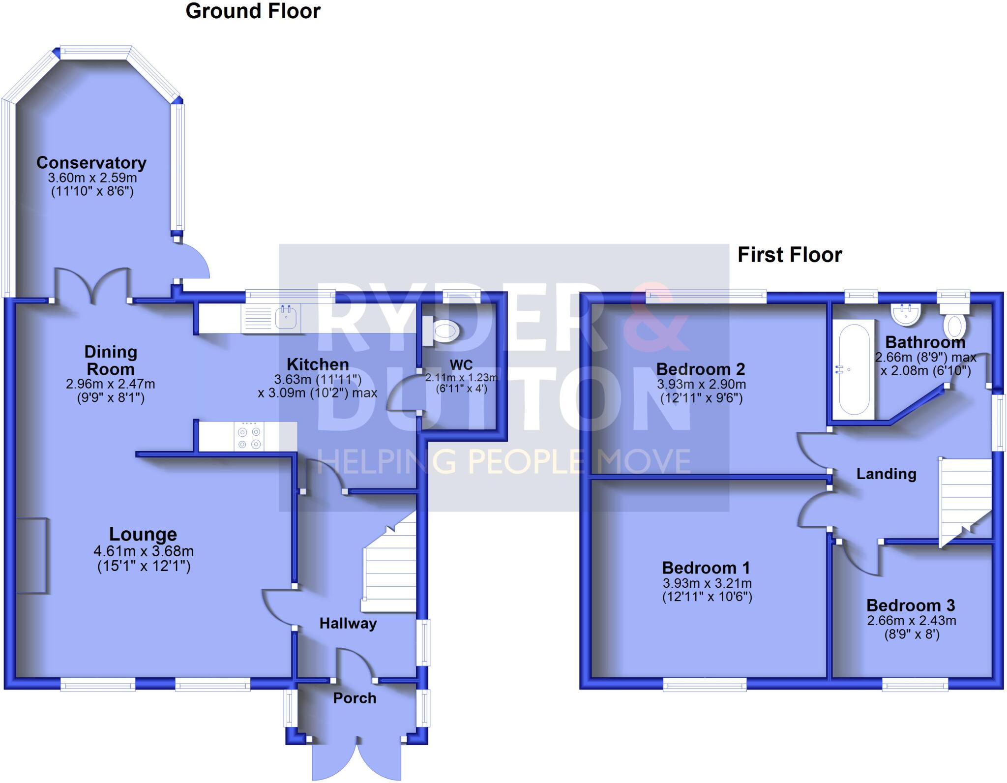 Raven Avenue, Helmshore, Rossendale, BB4 floorplan